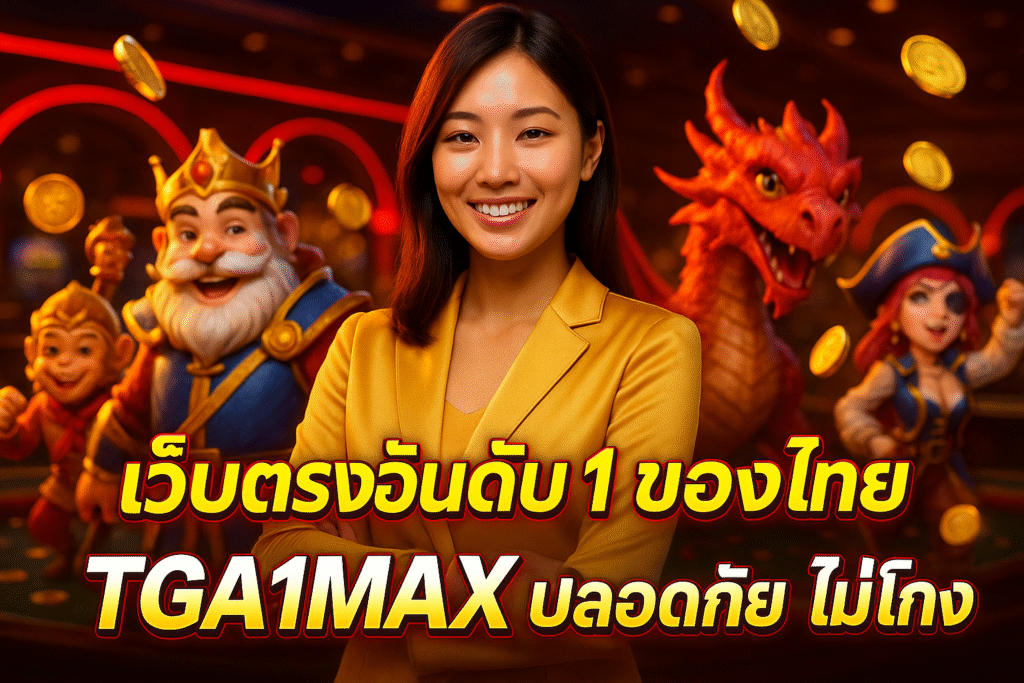 เว็บตรงอันดับ 1 ของไทย TGA1MAX ปลอดภัย ไม่โกง