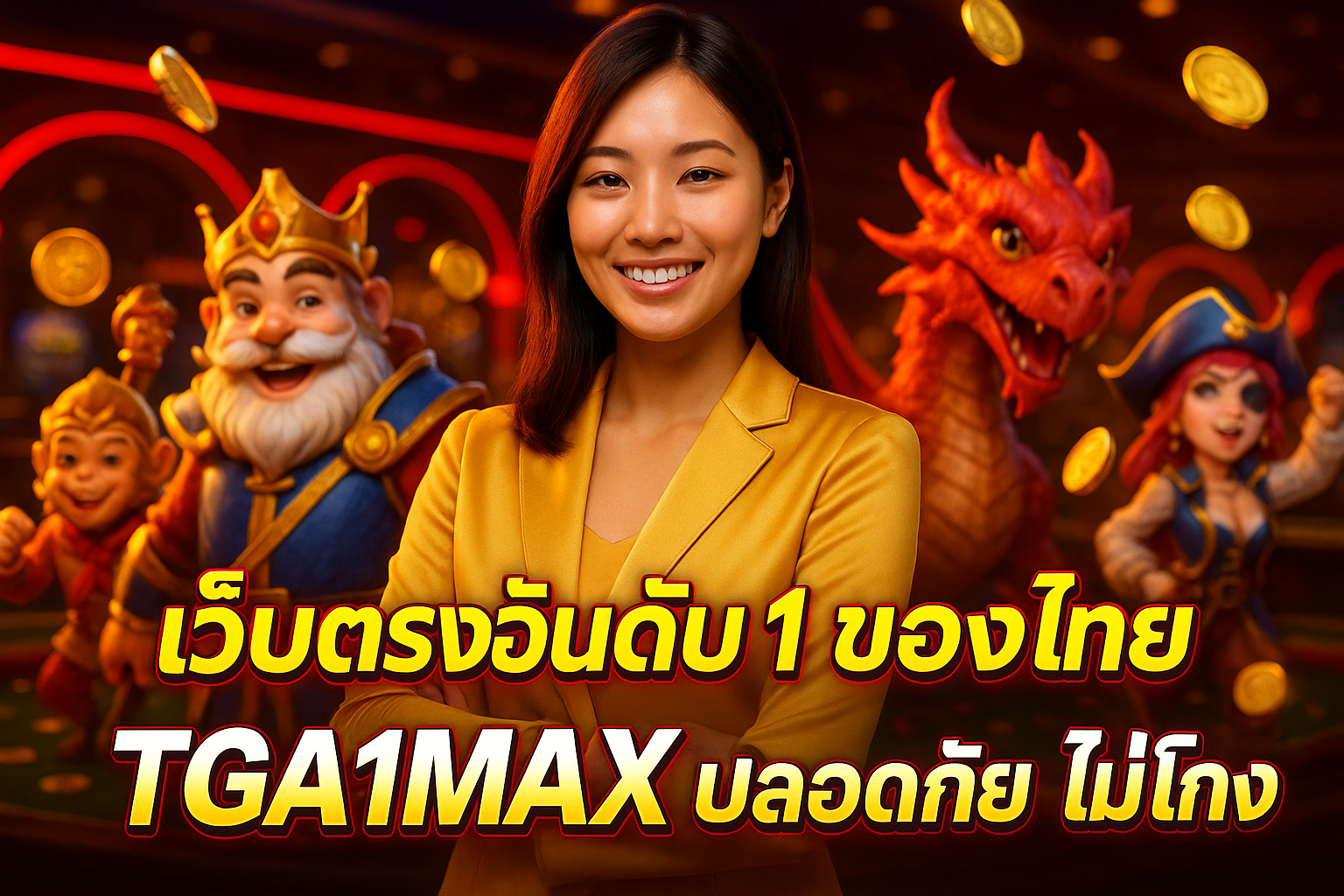 เว็บตรงอันดับ 1 ของไทย TGA1MAX ปลอดภัย ไม่โกง