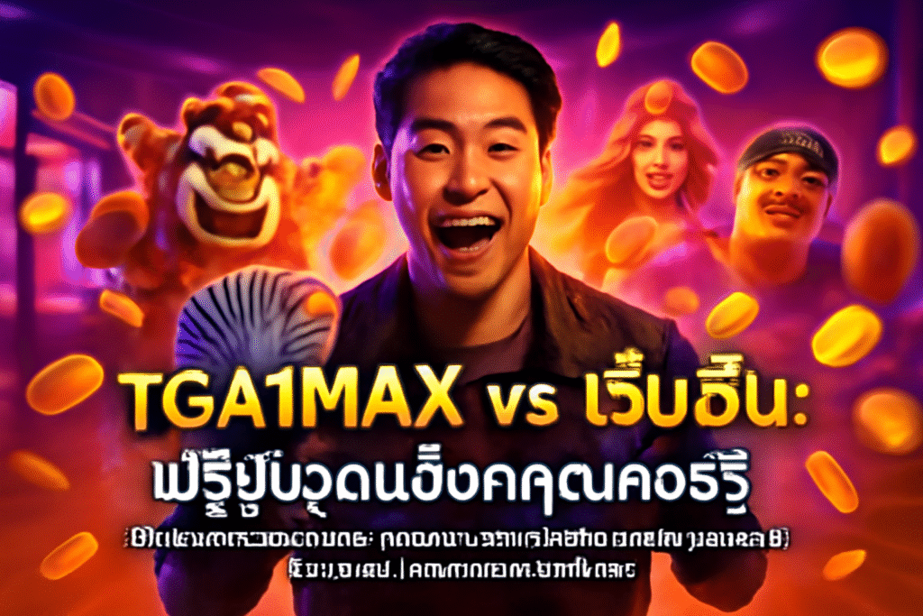 TGA1MAX vs เว็บอื่น: เปรียบจุดแข็งที่คุณควรรู้